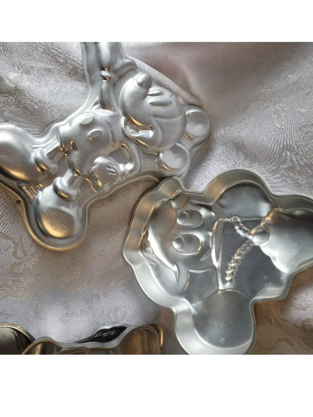 Vintage Wilton Walt Disney Mickey Mouse characters cake pan set 70s 90s Donald